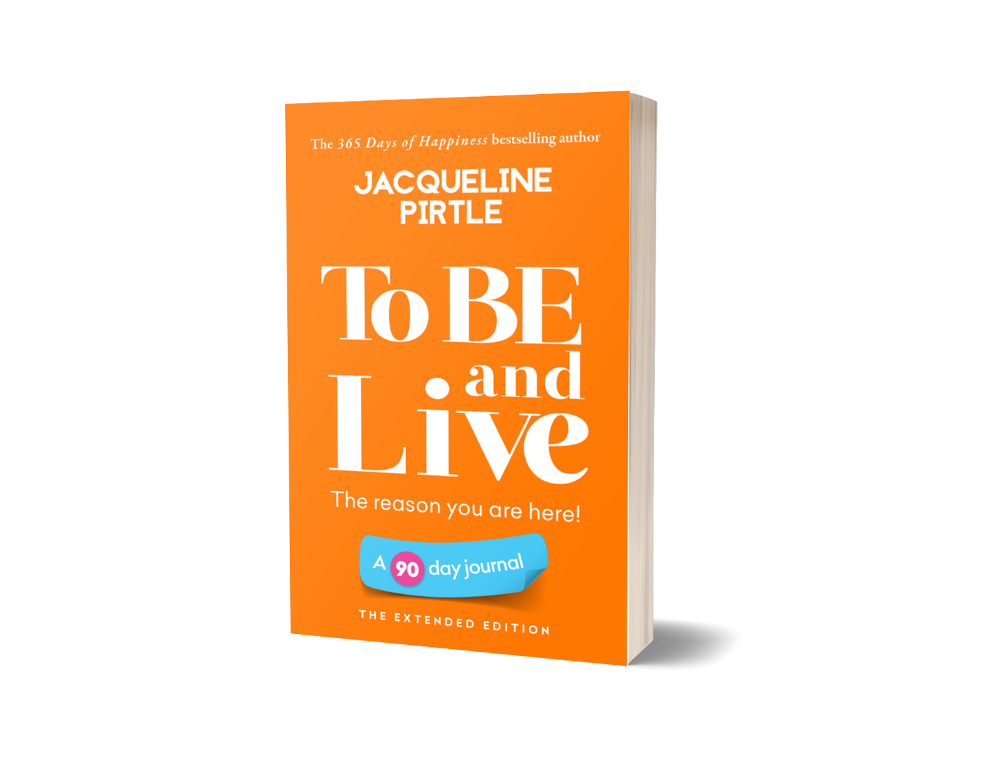 To BE And Live 90-day journal workbook spine and cover design by Jacqueline Pirtle