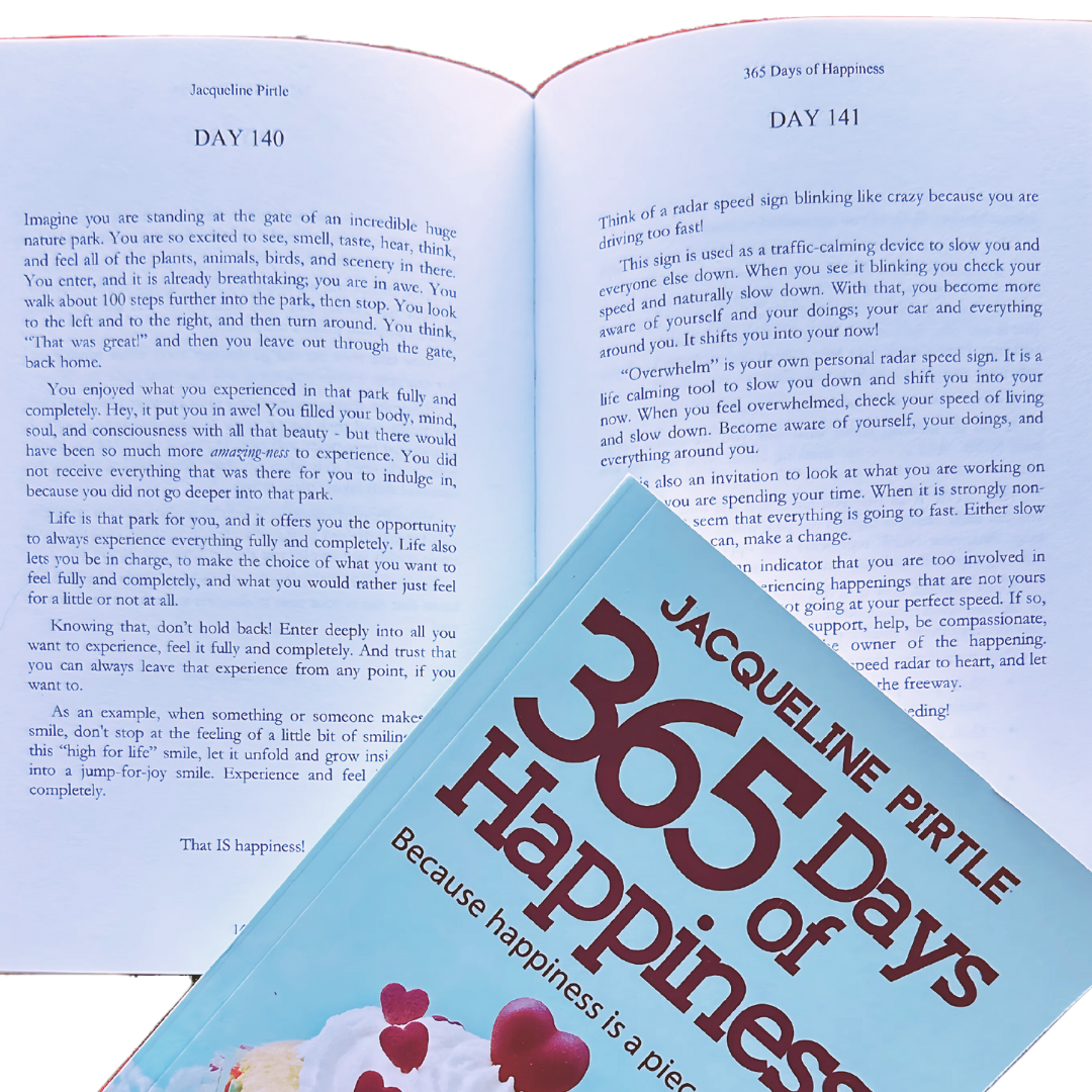 365 Days of Happiness – Daily Passage Book + Companion Journal Workbook (Bundle)