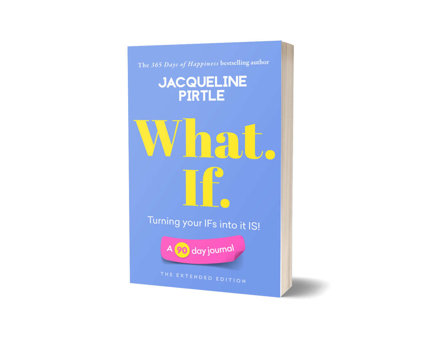 What.If 90-day journal workbook back cover with description